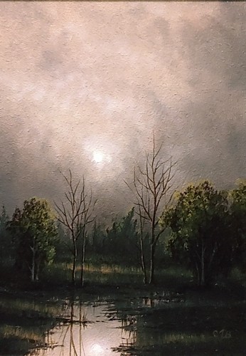 Cloudy 7x5 $600 at Hunter Wolff Gallery